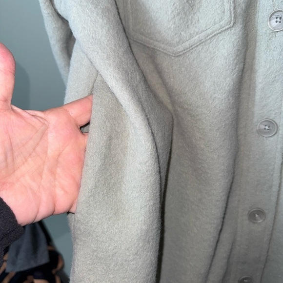 Hilary Radley Women’s Light Green Shacket Button Front Size XXL - Picture 6 of 6